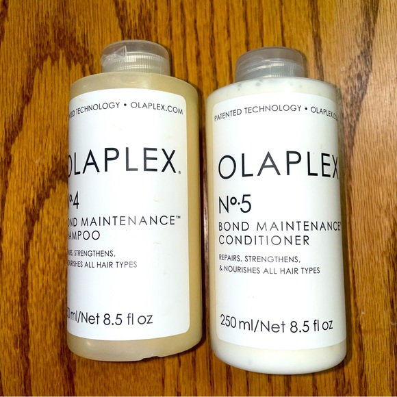 OLAPLEX NO4 BOND MAINTENANCE SHAMPOO & NO5 BOND MAINTENANCE CONDITIONER - Picture 1 of 3